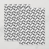 Bestes Sprachdesign 26 RSVP Karte (Vorne/Hinten)