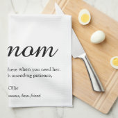 Bestes Stepmuth, Stepmutter-Definition-Skript Geschirrtuch (Viertel Falte)