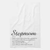 Bestes Stepmuth, Stepmutter-Definition-Skript Geschirrtuch (Vertikal)
