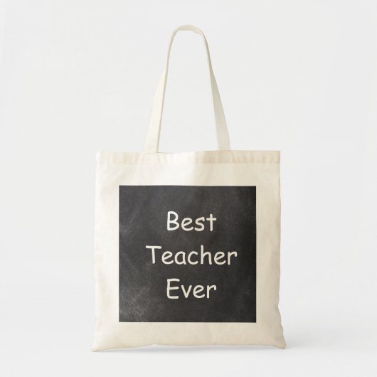 Bestes Teacher-Design-Geschenk für Chalkboard Tragetasche (Vorne)