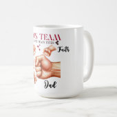 Bestes Team aller Zeiten: Der Stolz eines Vaters, Kaffeetasse (VorderseiteRechts)