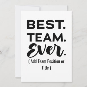 Bestes Team aller Zeiten, Individuelle Name oder J