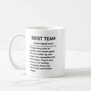 Bestes Team Aller Zeiten Lustige Moderne Team-Wü Kaffeetasse