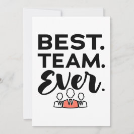 Bestes Team aller Zeiten, Teamgeschenke für Mitarb