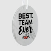 Bestes Team aller Zeiten, Teamgeschenke für Mitarb Ornament (Vorderseite)