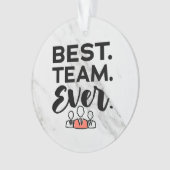 Bestes Team aller Zeiten, Teamgeschenke für Mitarb Ornament (Vorderseite)