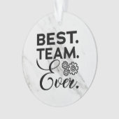 Bestes Team aller Zeiten, Wertgutscheine für Mitar Ornament (Vorderseite)