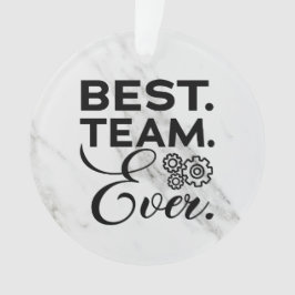 Bestes Team aller Zeiten, Wertgutscheine für Mitar Ornament