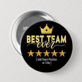 Bestes Team für benutzerfreundliches Schwarz & Gol Button