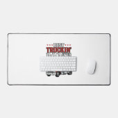 Bestes Trucker-Vater Aller Zeiten Vintage-Truck-Sh Schreibtischunterlage (Tastatur & Maus)