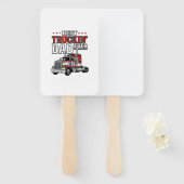 Bestes Trucker-Vater-Design für Vintage-Truck-Shir Fächer (Vorne und Hinten)