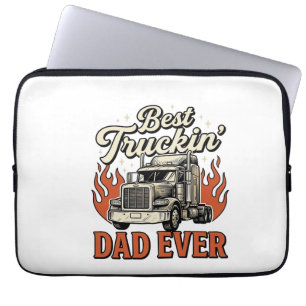 Bestes Truckin Papa Aller Zeiten Vintage Truck Vat Laptopschutzhülle