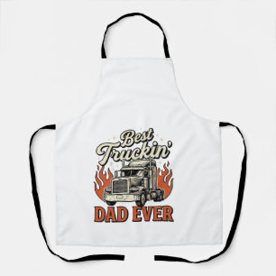 Bestes Truckin Papa Aller Zeiten Vintage Truck Vat Schürze