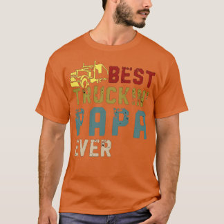 Bestes Truckin Papa-Geschenk am Vatertag T-Shirt