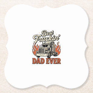 Bestes Truckin-Vater-T-Shirt aller Zeiten Vintage  Untersetzer