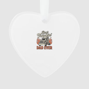 Bestes Truckin-Vater-T-Shirt mit Vintage-LKW-Motiv Ornament