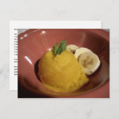 Bestes überhaupt Bananen-Eiscreme-Rezept Postkarte (Vorne/Hinten)