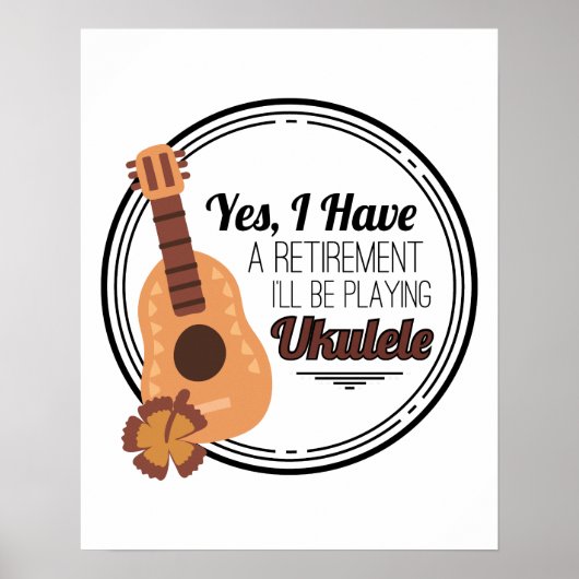 Bestes Ukulele Musician-Geschenk Poster (Vorne)