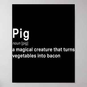 Bestes Unglaublich witzig Spiel und Bacon Definiti Poster