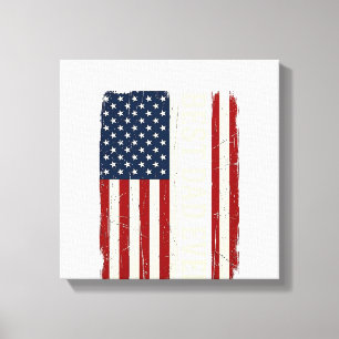 Bestes-Vater-aller-Zeiten-Amerikanische-Flagge-Vin Leinwanddruck