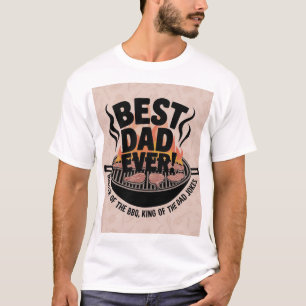 Bestes-Vater-aller-Zeiten-BBQ-Design – König des G T-Shirt