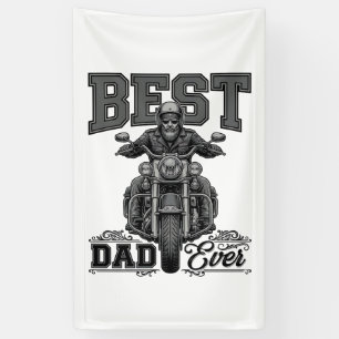 Bestes-Vater-aller-Zeiten-Biker-Vintage-Stickerei- Banner