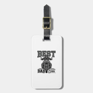 Bestes-Vater-aller-Zeiten-Biker-Vintage-Stickerei- Gepäckanhänger