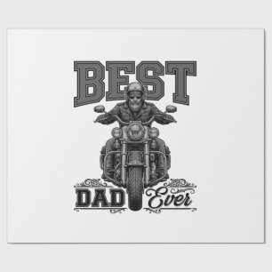 Bestes-Vater-aller-Zeiten-Biker-Vintage-Stickerei- Geschenkpapier