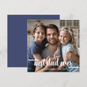 Bestes-Vater-aller-Zeiten-Script-Foto (Vorne/Hinten)