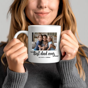 Bestes-Vater-aller-Zeiten-Script-Foto Kaffeetasse