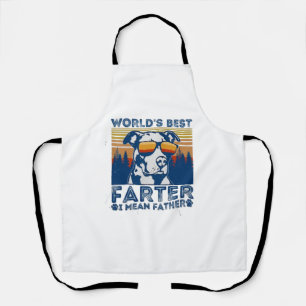 Bestes-Vater-aller-Zeiten T-Shirt Weltbester-Furze Schürze