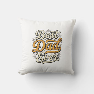 Bestes-Vater-aller-Zeiten Vintage-Lettering-Shirt- Kissen