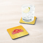 Bestes Vater-Beerenlabel Getränkeuntersetzer (Rechte Seite)