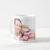 Bestes Vater-Foto Kaffeetasse (Vorderseite Links)