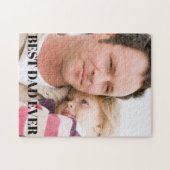 Bestes Vater-Foto Puzzle (Horizontal)