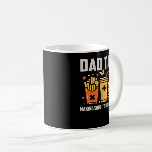 Bestes Vater-Steuerdesign für Herren Funny Vaterta Kaffeetasse (VorderseiteRechts)