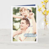 Bestes Vater-überhaupt kundenspezifisches Karte (Gelbe Blume)