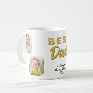 Bestes Vater Vater 4 Familie Foto Kaffeetasse