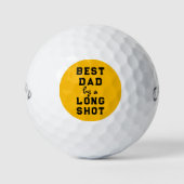 Bestes Vater Vatertag Geschenk Golfball (Vorderseite)