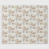 Bestes Vater-Wrapping-Papier Geschenkpapier (Flach)