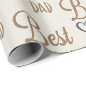 Bestes Vater-Wrapping-Papier Geschenkpapier (Rolleneckpunkt)