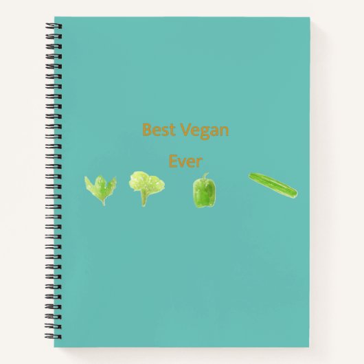 Bestes Veganes Notebook Notizblock (Vorderseite)
