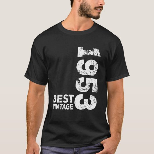 Bestes Vintag 1953 Geburtstag T-Shirt (Vorderseite)