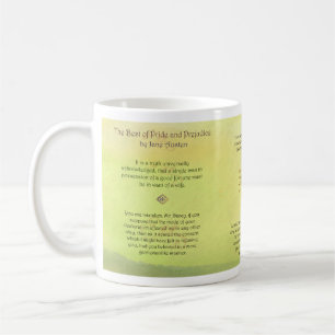 Bestes von Stolz-und Vorurteil-Jane Austen-Zitaten Kaffeetasse