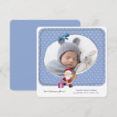 Bestes Weihnachtsgeschenk für jedes Foto Geburtser Ankündigung (Vorne/Hinten)