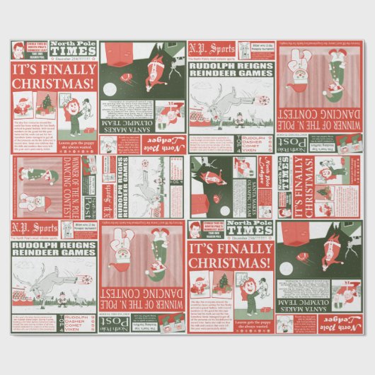 BESTES WeihnachtsPackpapier ÜBERHAUPT!!! Geschenkpapier (Flach)