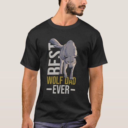 Bestes Wolf-Vater-Angebot für Ihren Wolf-Vater T-Shirt (Vorderseite)