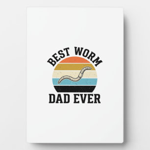 Bestes-Wurm-Vater-aller-Zeiten Vintage-Wurm-Shirt- Fotoplatte