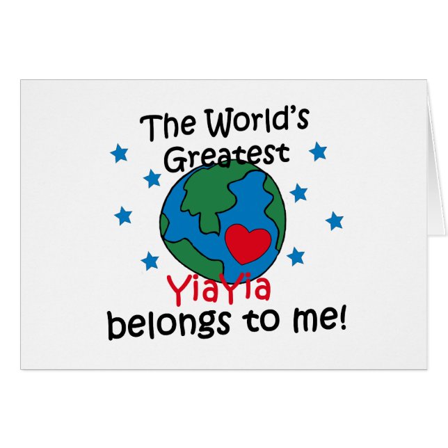 Bestes YiaYia gehört mir (Vorderseite (Horizontal))