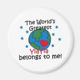 Bestes YiaYia gehört mir Magnet
